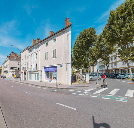 Avenue de Paris, perçant l'ancienne courtine Saint-Pierre. © Région Bourgogne-Franche-Comté, Inventaire du patrimoine