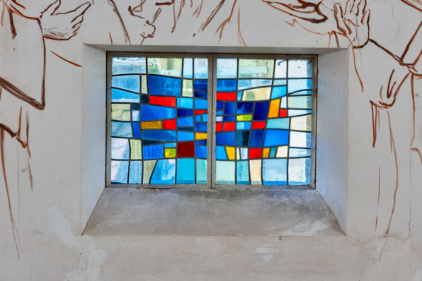 Vue d'une verrière (baie 3). © Région Bourgogne-Franche-Comté, Inventaire du patrimoine Vue d'une verrière (baie 3). © Région Bourgogne-Franche-Comté, Inventaire du patrimoine