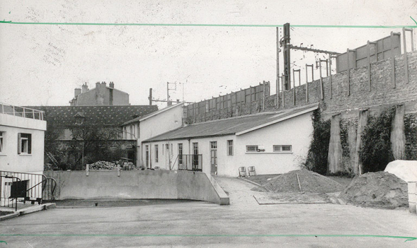 Chantier vers les remparts de la Miséricorde. 1972. © Bibliothèque municipale, Dijon