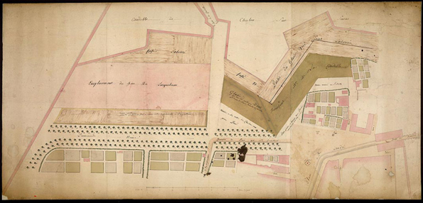 Plan détaillé de la Citadelle de Chalon. S.d. (cote : DD87). © Archives de Chalon Plan détaillé de la Citadelle de Chalon. S.d. (cote : DD87). © Archives de Chalon