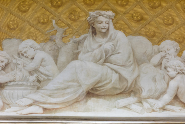 Allégorie de l'Hiver : détail. © Région Bourgogne-Franche-Comté, Inventaire du patrimoine