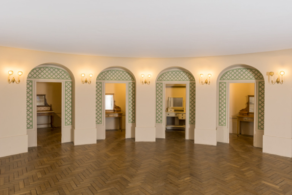 Sous-sol : loges d'acteur. © Région Bourgogne-Franche-Comté, Inventaire du patrimoine