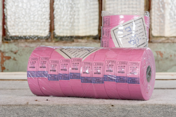 Rouleaux de tickets. © Région Bourgogne-Franche-Comté, Inventaire du patrimoine