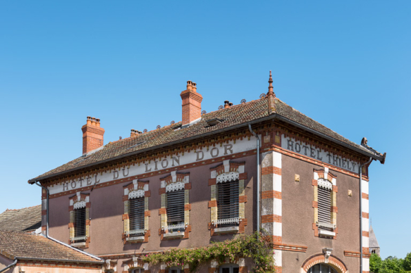 Hôtel-restaurant : façades postérieure et latérale droite, à l'étage. © Région Bourgogne-Franche-Comté, Inventaire du patrimoine