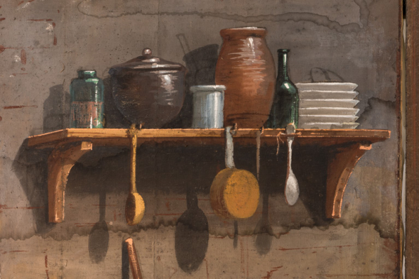 Intérieur rustique : instruments de cuisine et récipients (côté jardin). © Région Bourgogne-Franche-Comté, Inventaire du patrimoine
