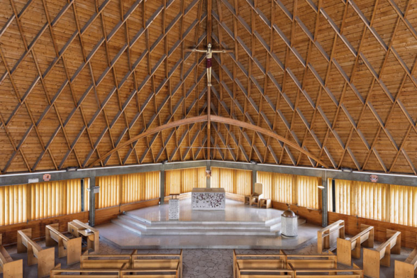 Chœur. Vue depuis la tribune.  © Région Bourgogne-Franche-Comté, Inventaire du patrimoine