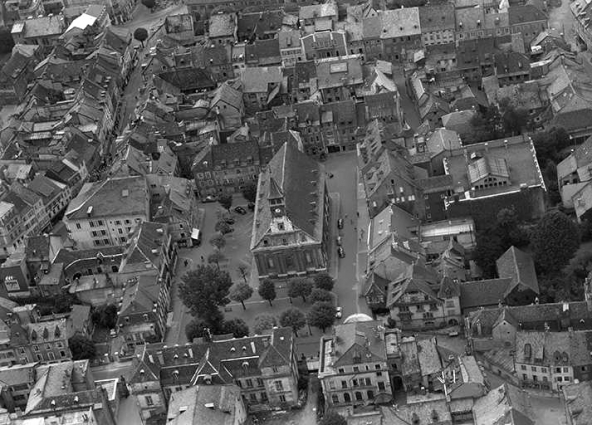 Vue aérienne en 1956. © Région Bourgogne-Franche-Comté, Inventaire du patrimoine