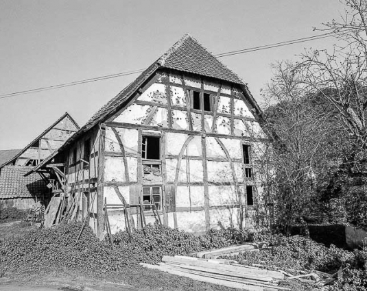 Face antérieure et pignon droit. © Région Bourgogne-Franche-Comté, Inventaire du patrimoine