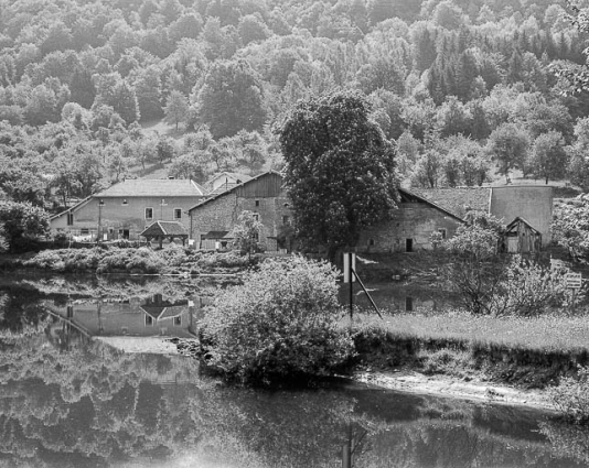 Maisons à Ougney-le-Bas. © Région Bourgogne-Franche-Comté, Inventaire du patrimoine
