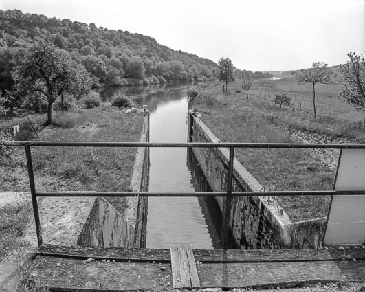 Vue depuis la passerelle. © Région Bourgogne-Franche-Comté, Inventaire du patrimoine
