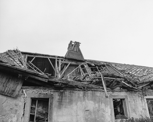 Détail du toit. © Région Bourgogne-Franche-Comté, Inventaire du patrimoine