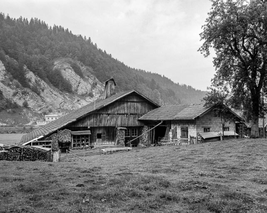 Façade postérieure. © Région Bourgogne-Franche-Comté, Inventaire du patrimoine