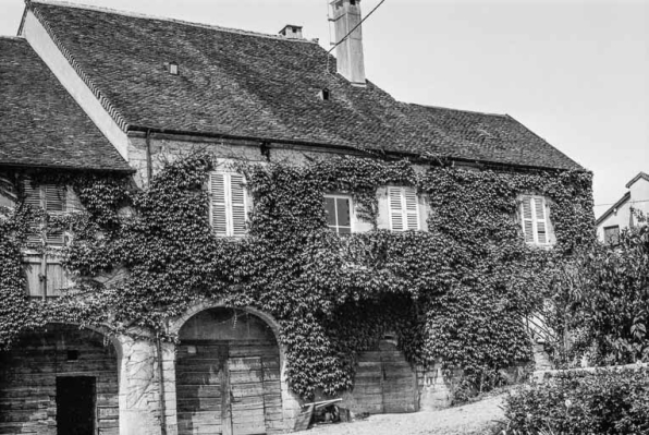 Maison de vigneron cadastrée AD 44 : façade antérieure. © Région Bourgogne-Franche-Comté, Inventaire du patrimoine