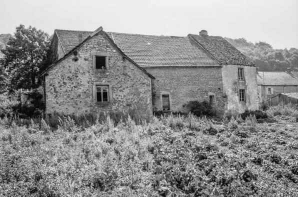 Ferme cadastrée ZK 40 : façade postérieure. © Région Bourgogne-Franche-Comté, Inventaire du patrimoine