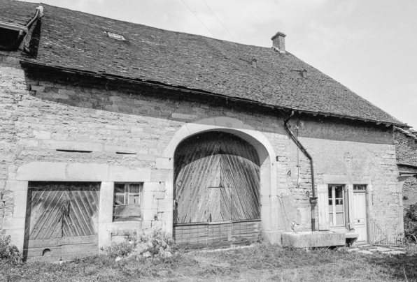 Ferme cadastrée D2 259 : façade antérieure. © Région Bourgogne-Franche-Comté, Inventaire du patrimoine
