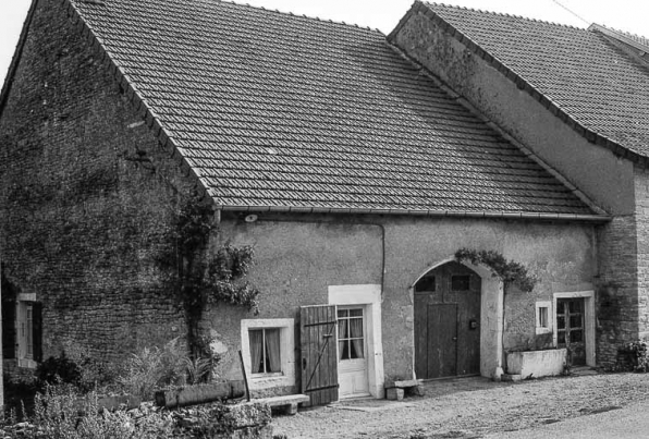 Ferme cadastrée  A3 170 : façade antérieure. © Région Bourgogne-Franche-Comté, Inventaire du patrimoine