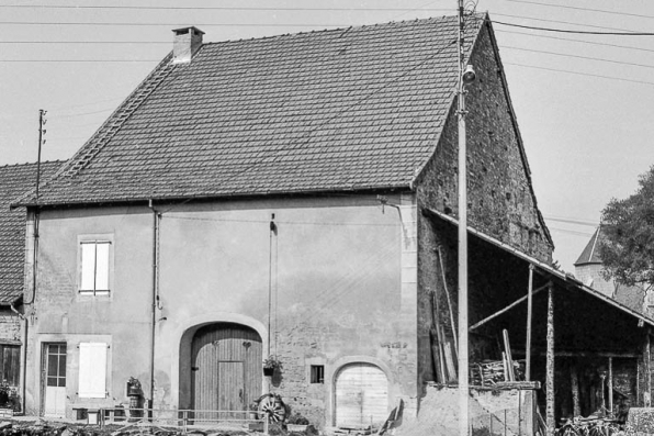 Ferme cadastrée C1 25 : façade antérieure. © Région Bourgogne-Franche-Comté, Inventaire du patrimoine
