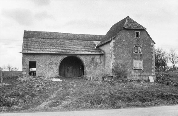 Maison type "haut-pignon" : face antérieure. © Région Bourgogne-Franche-Comté, Inventaire du patrimoine