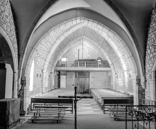 Vue de la nef depuis le choeur. © Région Bourgogne-Franche-Comté, Inventaire du patrimoine