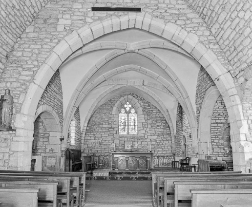 Vue du choeur. © Région Bourgogne-Franche-Comté, Inventaire du patrimoine