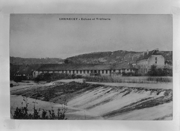 Ecluse et tréfilerie. © Région Bourgogne-Franche-Comté, Inventaire du patrimoine