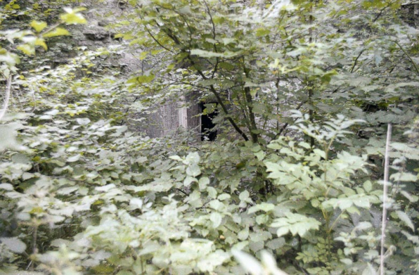 Embrasure pour pièce de 155 mm. Vue éloignée, côté vallée du Doubs. © Région Bourgogne-Franche-Comté, Inventaire du patrimoine