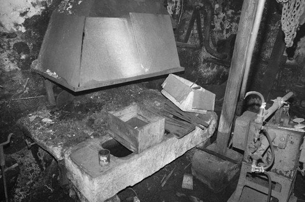 La forge en 1980. © Région Bourgogne-Franche-Comté, Inventaire du patrimoine
