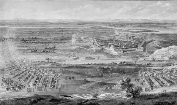 Le siège de Dole en 1674. © Région Bourgogne-Franche-Comté, Inventaire du patrimoine