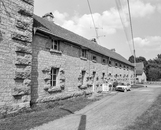 Vue des logements d'ouvriers. © Région Bourgogne-Franche-Comté, Inventaire du patrimoine