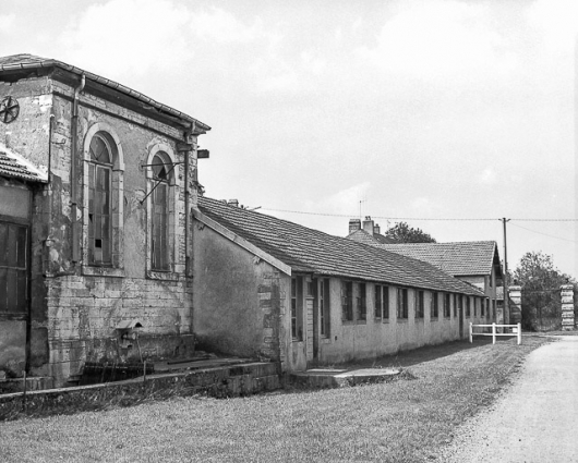Atelier : emplacement de la roue à aubes. © Région Bourgogne-Franche-Comté, Inventaire du patrimoine
