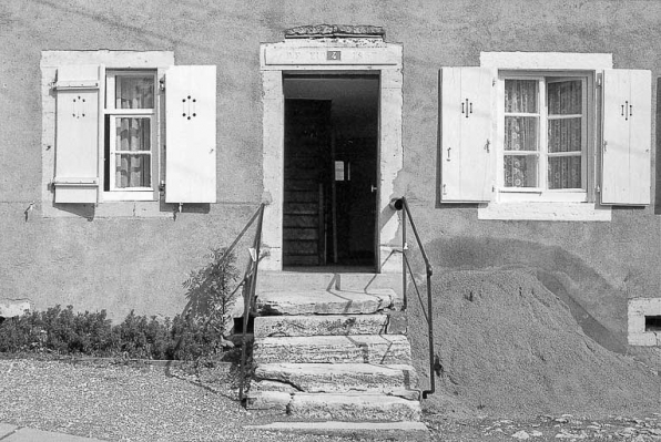 Détail de la façade. © Région Bourgogne-Franche-Comté, Inventaire du patrimoine