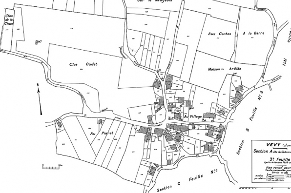 Plan. © Région Bourgogne-Franche-Comté, Inventaire du patrimoine