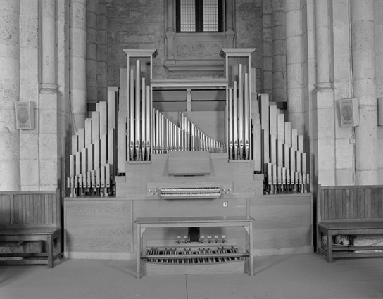 Orgue de choeur, vu de face. © Région Bourgogne-Franche-Comté, Inventaire du patrimoine