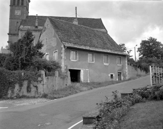 Maison située 2 rue du Loup : façade postérieure. © Région Bourgogne-Franche-Comté, Inventaire du Patrimoine