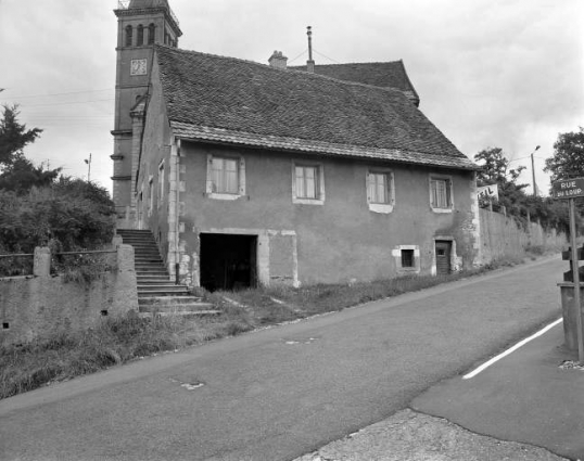 Maison située 2 rue du Loup : façade postérieure. © Région Bourgogne-Franche-Comté, Inventaire du Patrimoine