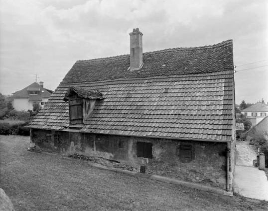 Maison située 2 rue du Loup : façade postérieure. © Région Bourgogne-Franche-Comté, Inventaire du Patrimoine