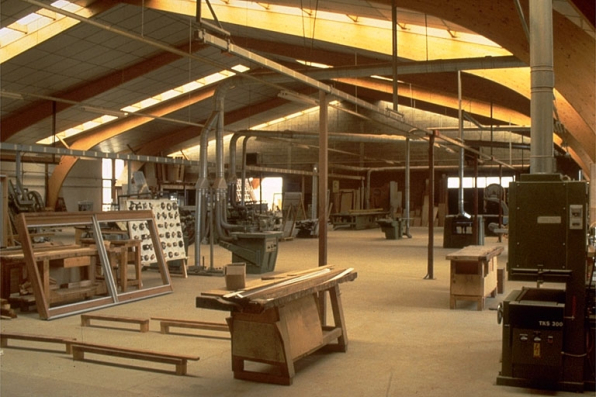 Intérieur de l'atelier de fabrication. © Région Bourgogne-Franche-Comté, Inventaire du patrimoine