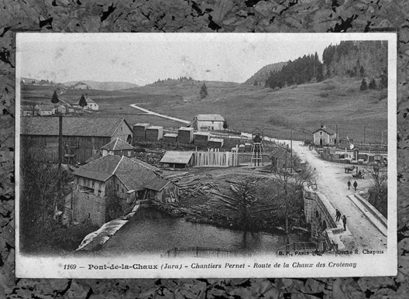 Pont-de-la-Chaux (Jura) - Chantiers Pernet - Route de la Chaux des Crotenay. © Région Bourgogne-Franche-Comté, Inventaire du patrimoine