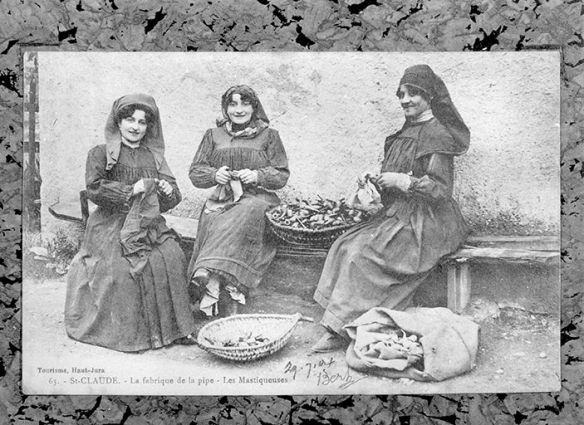 St-Claude. - La fabrique de la pipe - Les Mastiqueuses. © Région Bourgogne-Franche-Comté, Inventaire du patrimoine
