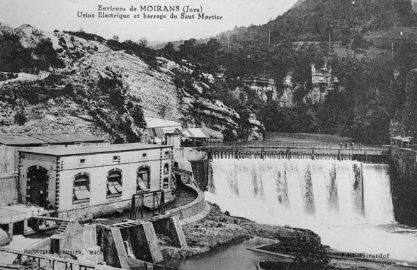 Environs de Moirans (Jura). Usine Electrique et barrage du Saut Mortier. © Région Bourgogne-Franche-Comté, Inventaire du patrimoine