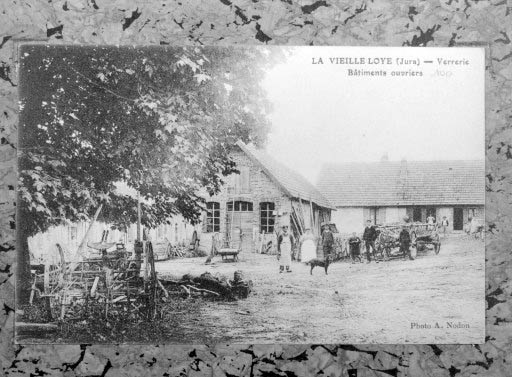 La Vieille-Loye (Jura) - Verrerie. Bâtiments ouvriers. © Région Bourgogne-Franche-Comté, Inventaire du patrimoine