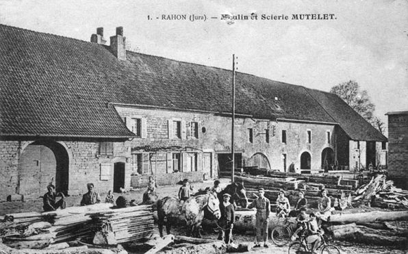 Rahon (Jura) - Moulin et Scierie Mutelet. © Région Bourgogne-Franche-Comté, Inventaire du patrimoine