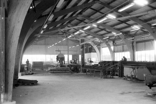Scierie : intérieur de l'atelier de fabrication (I). © Région Bourgogne-Franche-Comté, Inventaire du patrimoine