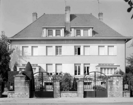 Maison identique, 5, 7 avenue Clémenceau. © Région Bourgogne-Franche-Comté, Inventaire du patrimoine