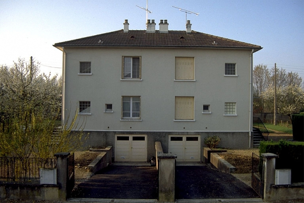 Maison de même genre, 14, 16 rue Buffon, façade antérieure. © Région Bourgogne-Franche-Comté, Inventaire du patrimoine