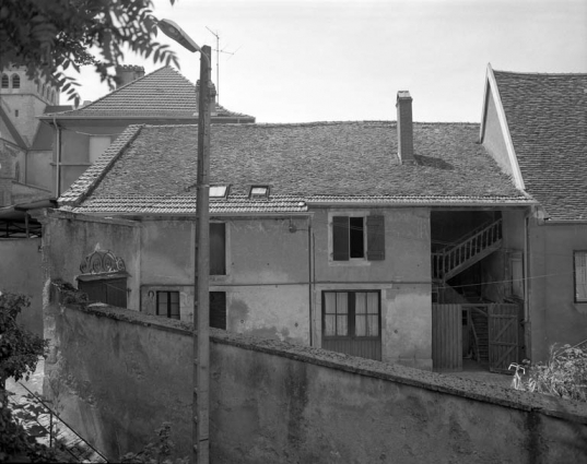 Façade antérieure du logement sur cour. © Région Bourgogne-Franche-Comté, Inventaire du patrimoine