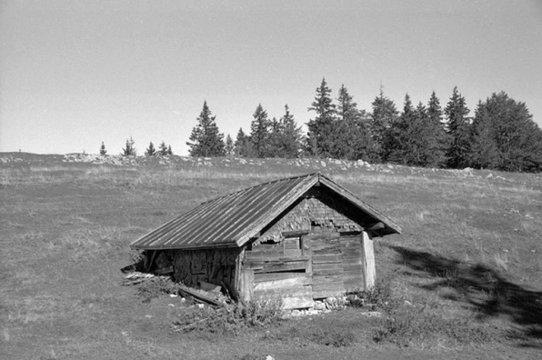 Resserre située sur les Petits Plats. © Région Bourgogne-Franche-Comté, Inventaire du patrimoine
