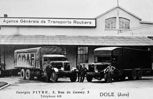 Agence Générale de Transports Routiers. Georges Pitre, 5, rue de Cussey 5. Dole (Jura). © Région Bourgogne-Franche-Comté, Inventaire du patrimoine