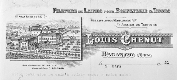 Papier à en-tête. © Région Bourgogne-Franche-Comté, Inventaire du patrimoine