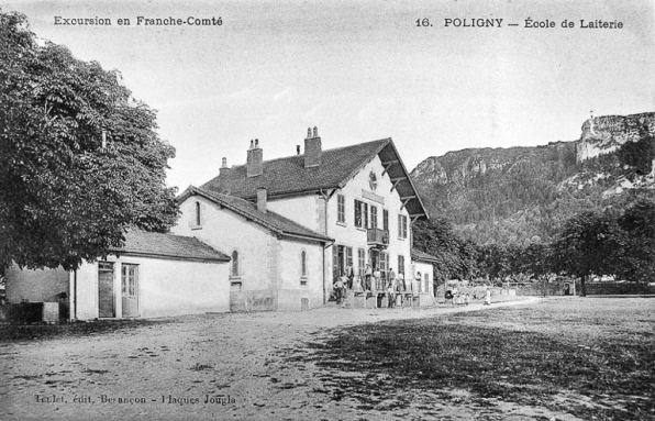 Poligny - Ecole de Laiterie. © Région Bourgogne-Franche-Comté, Inventaire du patrimoine